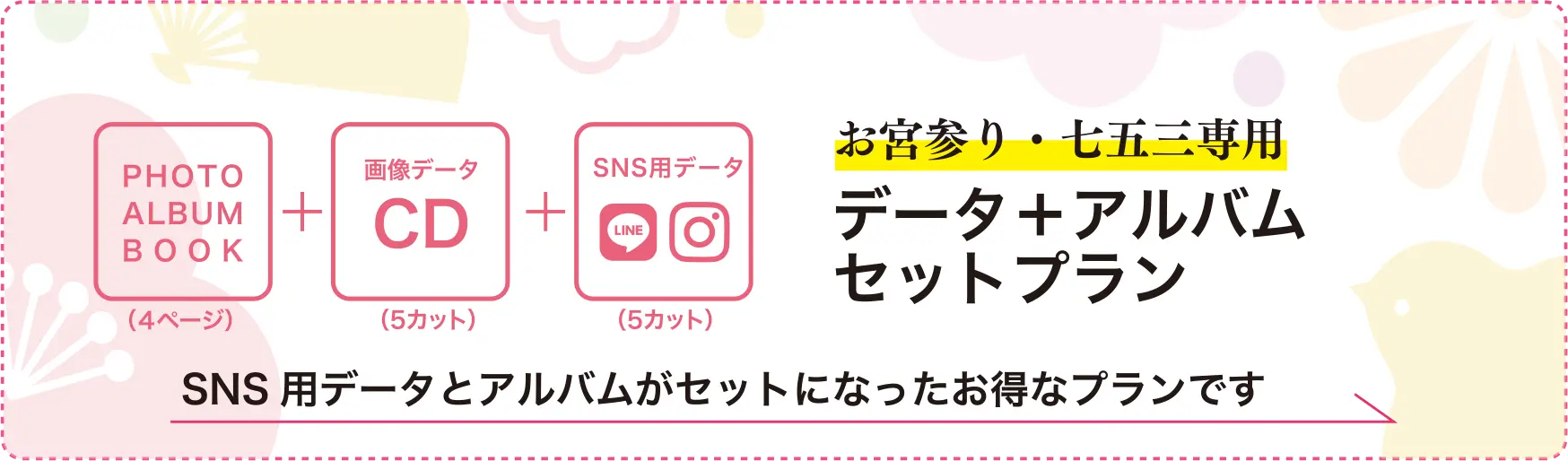 データ＋アルバムセットプラン